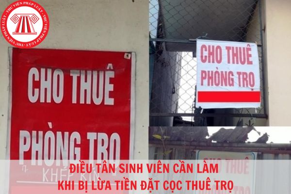 Tân sinh viên cần làm gì khi bị lừa tiền đặt cọc thuê trọ?