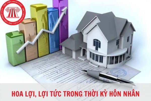 Hoa lợi lợi tức trong thời kỳ hôn nhân gồm những gì?