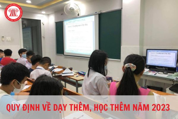 Năm 2024 có được tổ chức dạy thêm cho học sinh không? 