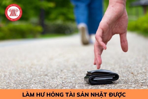 Hủy hoại tài sản nhặt được của người khác có bị phạt tù không?