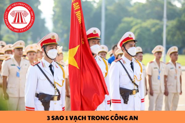 3 sao 1 vạch trong công an là cấp gì? Phụ cấp công vụ của sĩ quan công an là bao nhiêu?