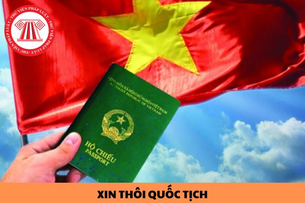 Người đang bị tạm giam để chờ thi hành án xin thôi quốc tịch Việt Nam có được không?
