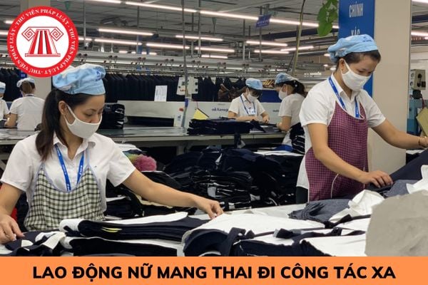 Yêu cầu lao động nữ mang thai đi công tác xa thì bị xử phạt như thế nào?