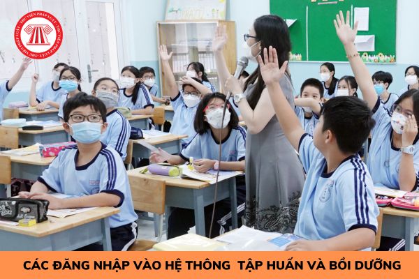 Hướng dẫn sử dụng Hệ thống Chương trình tập huấn và bồi dưỡng giáo viên phổ thông taphuan.csdl.edu.vn?