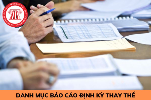 Danh mục báo cáo định kỳ trong lĩnh vực thuế thuộc phạm vi chức năng quản lý nhà nước của Bộ Tài chính?