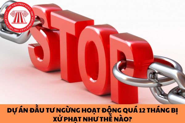 Dự án đầu tư ngừng hoạt động quá 12 tháng bị xử phạt như thế nào?