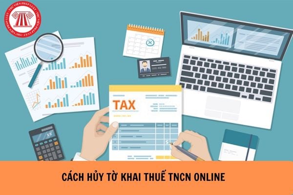 Cách hủy tờ khai thuế TNCN online nhanh chóng chuẩn xác nhất 2023? (Hình từ Internet).