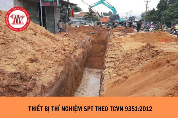 Thiết bị thí nghiệm SPT đối với đất công trình theo TCVN 9351:2012 bao gồm những gì?