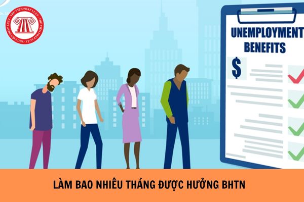 Làm bao nhiêu tháng được hưởng bảo hiểm thất nghiệp?