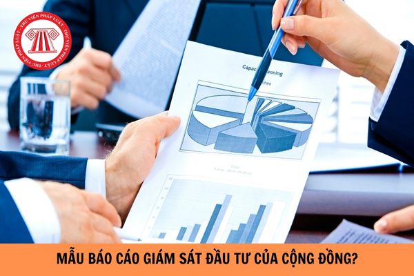 Mẫu Báo cáo giám sát đầu tư của cộng đồng mới nhất năm 2024?