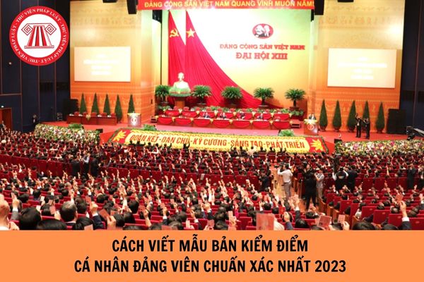 Cách viết bản kiểm điểm cá nhân đảng viên chuẩn xác nhất 2023?