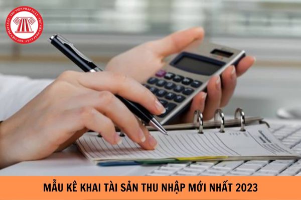 Mẫu kê khai tài sản thu nhập mới nhất 2023?