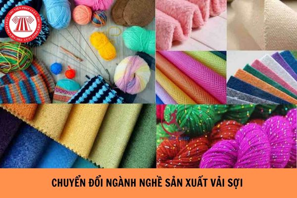 Sản xuất vải sợi không khuyến khích phát triển tại làng nghề thì có bắt buộc phải chuyển đổi ngành nghề sản xuất? (Hình từ Internet).