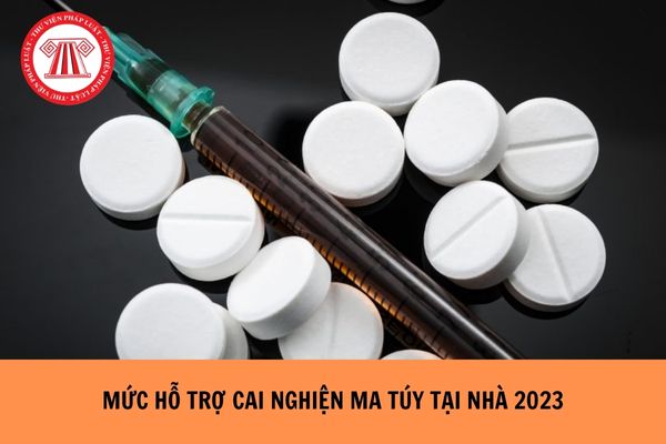 Mức hỗ trợ cai nghiện ma túy tại nhà năm 2023 là bao nhiêu?