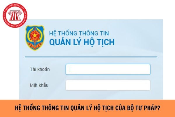 Hệ thống thông tin quản lý hộ tịch của Bộ Tư pháp năm 2024 cung cấp dịch vụ nào?