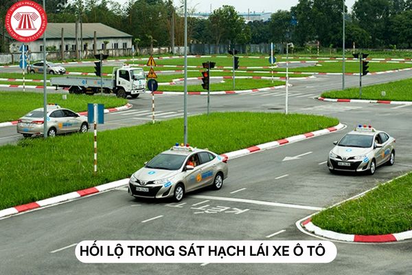 Hối lộ trong sát hạch lái xe ô tô bị xử phạt như thế nào? (Hình từ Internet).