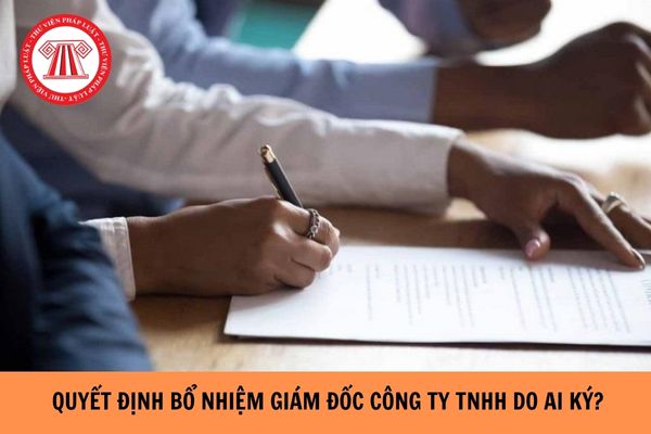 Quyết định bổ nhiệm giám đốc công ty TNHH do ai ký?