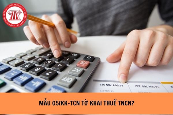 Mẫu 05/kk-tncn tờ khai thuế thu nhập cá nhân mới nhất 2024? Cách điền tờ khai thuế mẫu 05/kk-tncn?