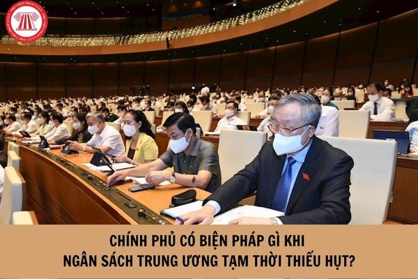 Chính phủ có biện pháp gì khi ngân sách trung ương tạm thời thiếu hụt? (Hình từ Internet).