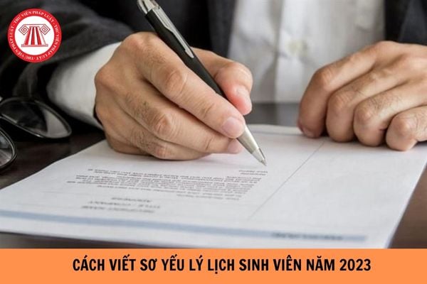 Cách viết mẫu sơ yếu lý lịch sinh viên 2023 để nộp đại học? 