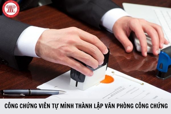 Người được bổ nhiệm Công chứng viên có thể tự mình thành lập Văn phòng công chứng riêng để hành nghề không? (Hình từ Internet).