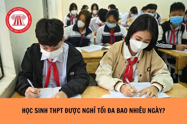  Quy định số ngày nghỉ của học sinh THPT năm học 2023-2024?