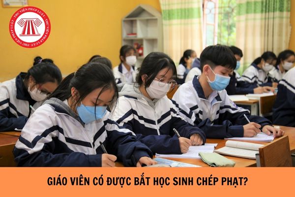 Năm học 2023-2024 giáo viên có được bắt học sinh chép phạt không? Tuổi học sinh các cấp học bao nhiêu?