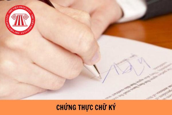 Mẫu lời chứng chứng thực chữ ký, chứng thực hợp đồng mới nhất hiện nay?