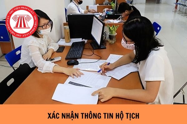 Mẫu tờ khai đề nghị xác nhận thông tin hộ tịch 2024?