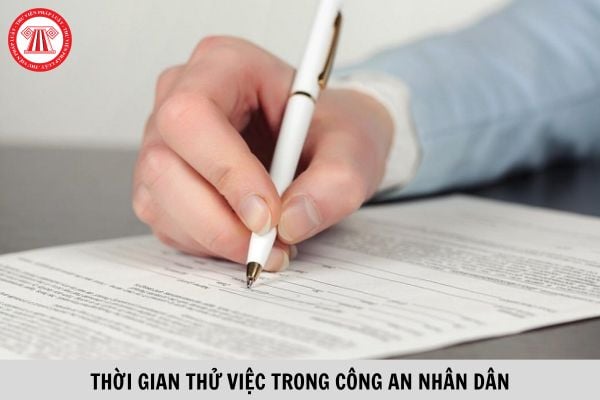 Tiền lương và thời gian thử việc đối với người lao động làm việc trong Công an nhân dân được quy định như thế nào?