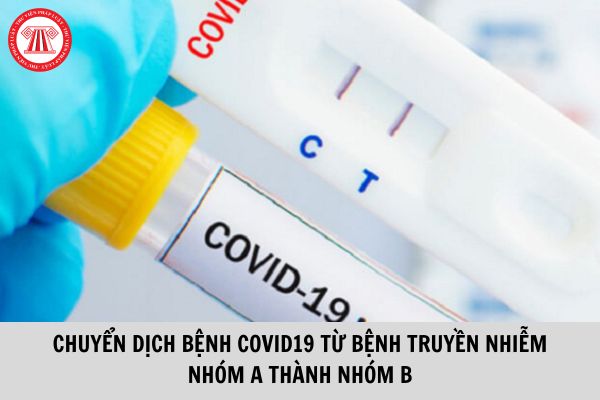 Khẩn trương quyết định chuyển dịch bệnh COVID19 từ bệnh truyền nhiễm nhóm A thành nhóm B?