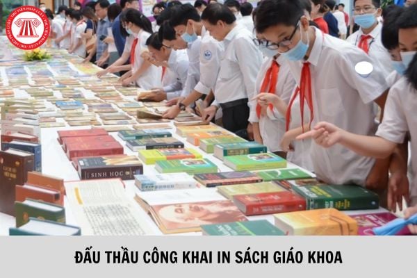 Tổ chức đấu thầu công khai in sách giáo khoa năm học mới 2023-2024?