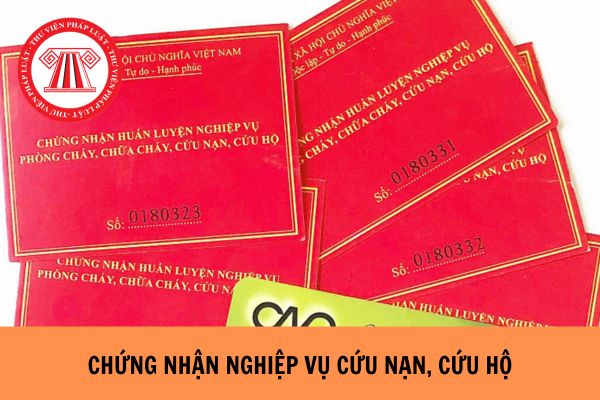 Có phải Chứng nhận huấn luyện nghiệp vụ cứu nạn, cứu hộ cấp ở tỉnh thành nào thì phạm vi giới hạn trong khu vực đó không? 