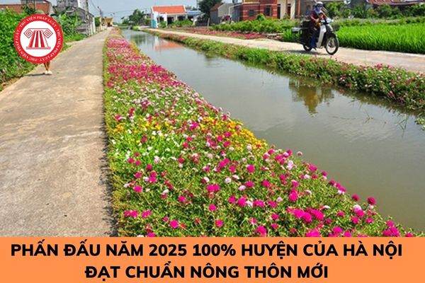 Phấn đấu năm 2025 100% huyện của Hà Nội đạt chuẩn nông thôn mới? 