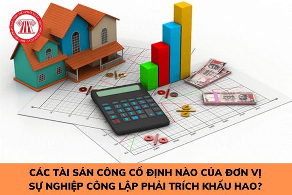 Các tài sản công cố định nào của đơn vị sự nghiệp công lập phải trích khấu hao? 