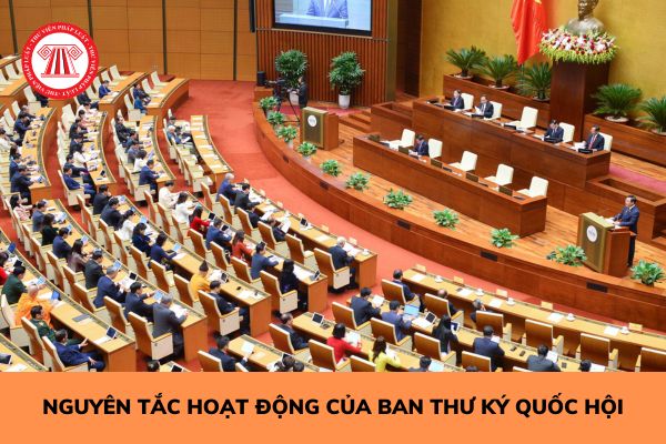 Nguyên tắc hoạt động của Ban Thư ký Quốc hội là gì?