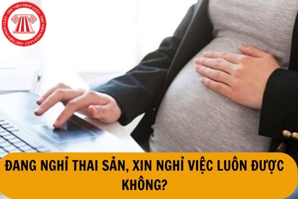 Xin nghỉ việc trong thời gian nghỉ thai sản có được không?