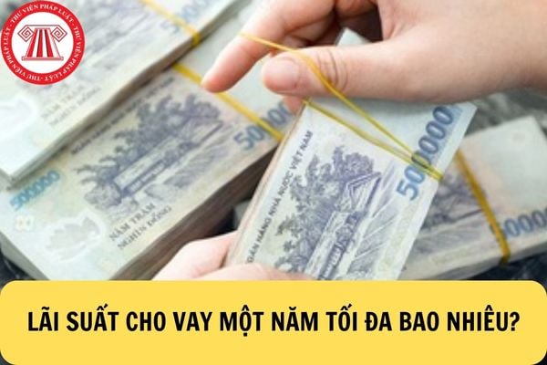 Lãi suất cho vay một năm tối đa bao nhiêu %