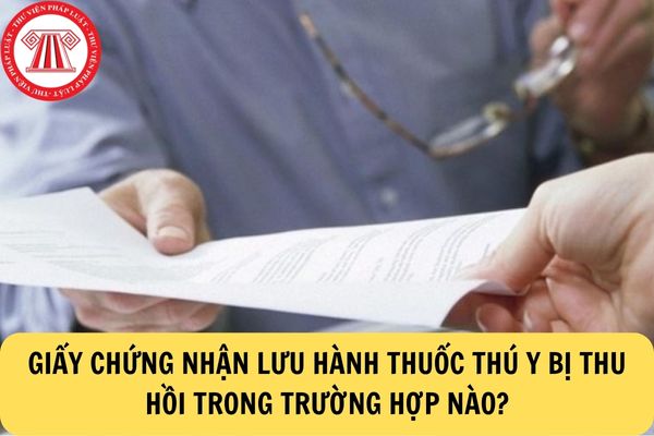 Giấy chứng nhận lưu hành thuốc thú y