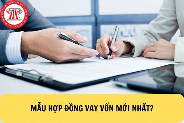 mẫu hợp đồng vay vốn