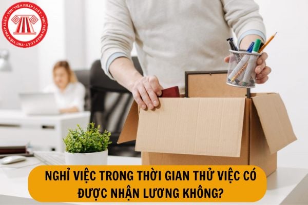 Nghỉ việc trong thời gian thử việc có được nhận lương không?