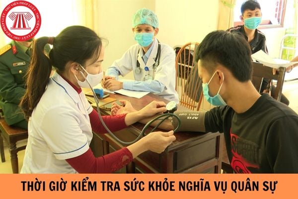 Thời giờ kiểm tra sức khỏe nghĩa vụ quân sự có được tính vào thời giờ làm việc được hưởng lương không?