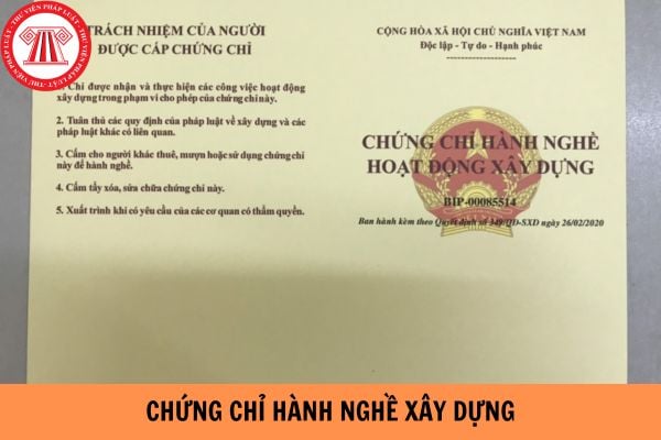 Có phải thi lại khi xin cấp lại chứng chỉ hành nghề xây dựng không?