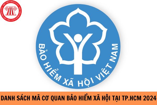 Danh sách mã cơ quan bảo hiểm xã hội tại TP.HCM năm 2024?