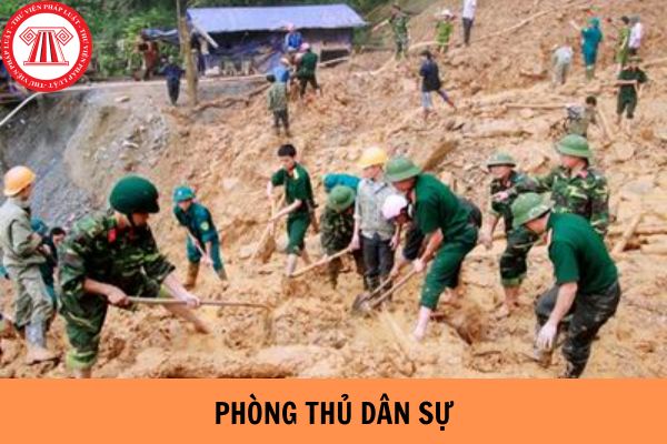 Lực lượng vũ trang diễn tập phòng thủ dân sự được quy định như thế nào?