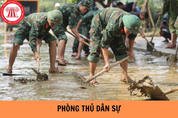 Trong phòng thủ dân sự thì Bộ Nông nghiệp và Phát triển nông thôn có trách nhiệm như thế nào?