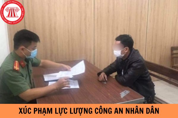 Xúc phạm lực lượng công an nhân dân trên mạng xã hội bị phạt bao nhiêu tiền?