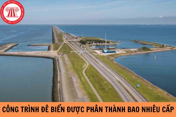 Công trình đê biển được phân thành bao nhiêu cấp theo Tiêu chuẩn quốc gia TCVN 9901:2014?