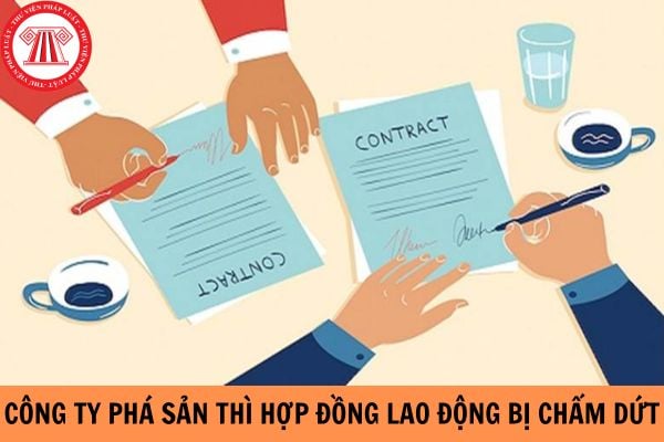 Công ty phá sản thì hợp đồng lao động có bị chấm dứt không?