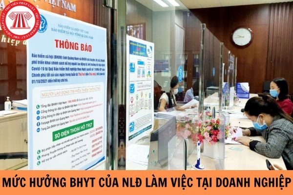 Mức hưởng bảo hiểm y tế của người lao động làm việc tại doanh nghiệp là bao nhiêu?